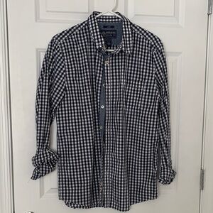American Rag Black and White Plaid Shirt